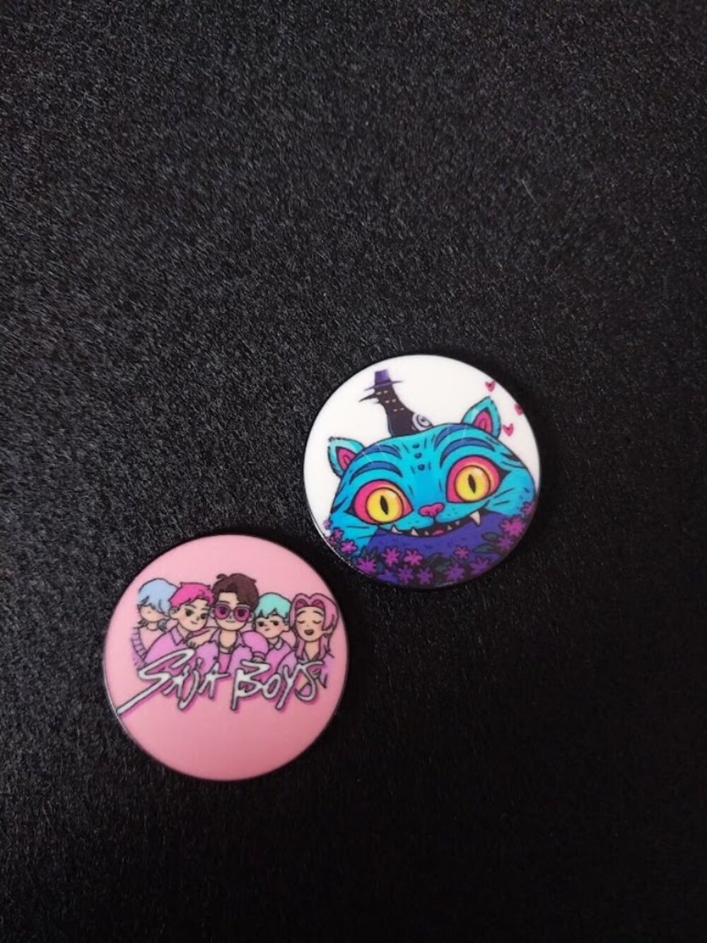KPop Demon Hunters Pins (Blue Tigger & Saja Boys)